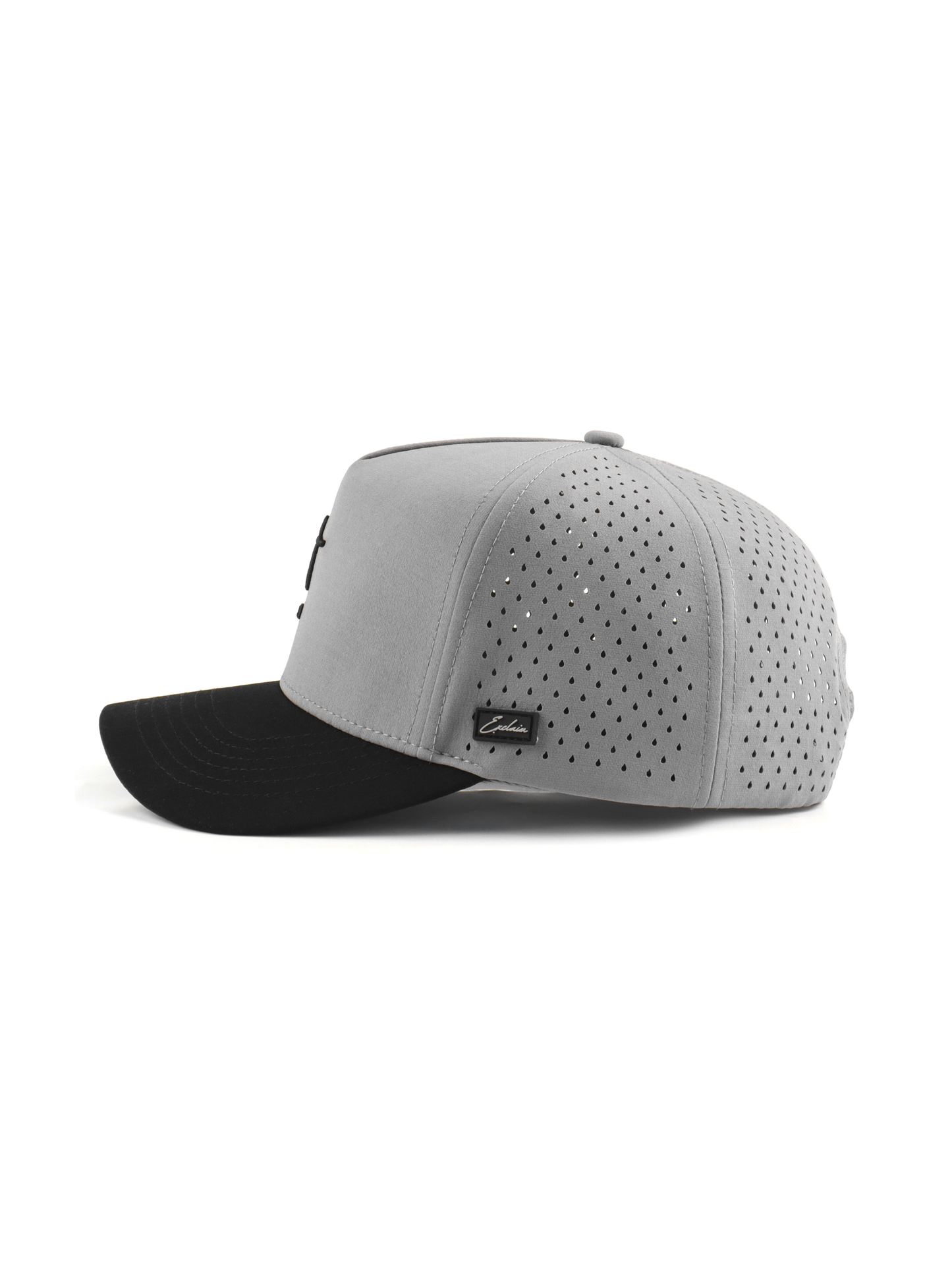 Exclaim Jesus Summit Cap | Two-Tone Gray & Black | High Profile