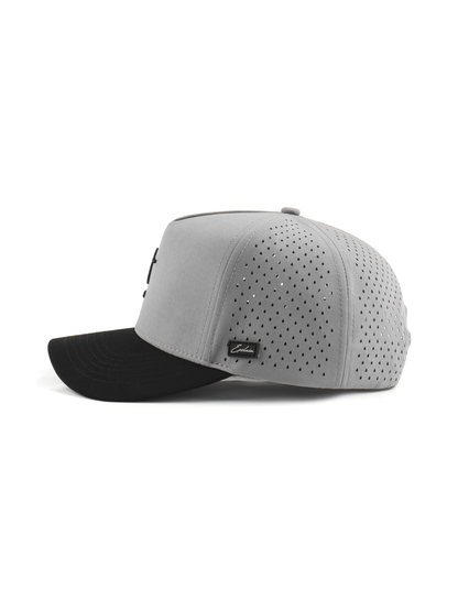 Exclaim Jesus Summit Cap | Two-Tone Gray & Black | High Profile