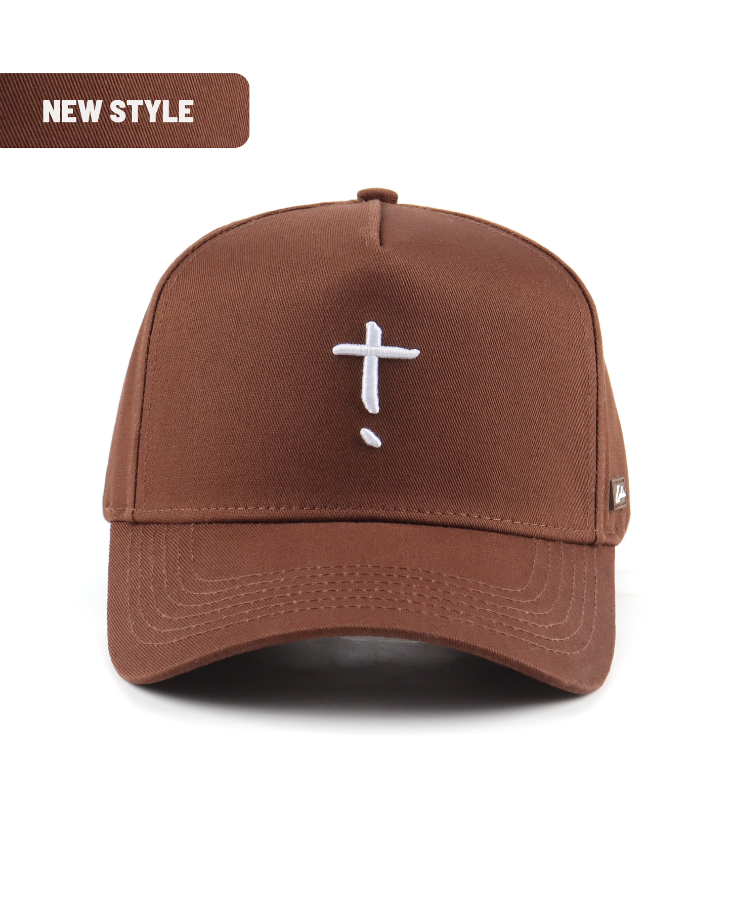 Exclaim Jesus Summit Cap | Dark Brown | Cotton | High Profile