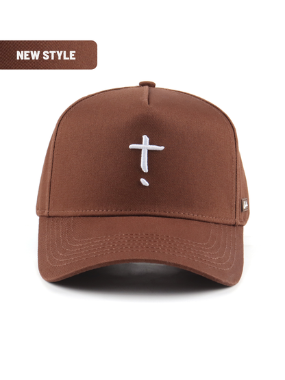 Exclaim Jesus Summit Cap | Dark Brown | Cotton | High Profile