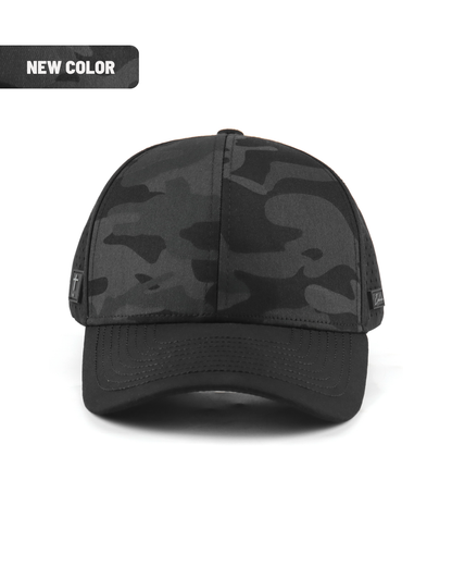 Exclaim Jesus Six Panel | Black Camo | Structured | Low Profile