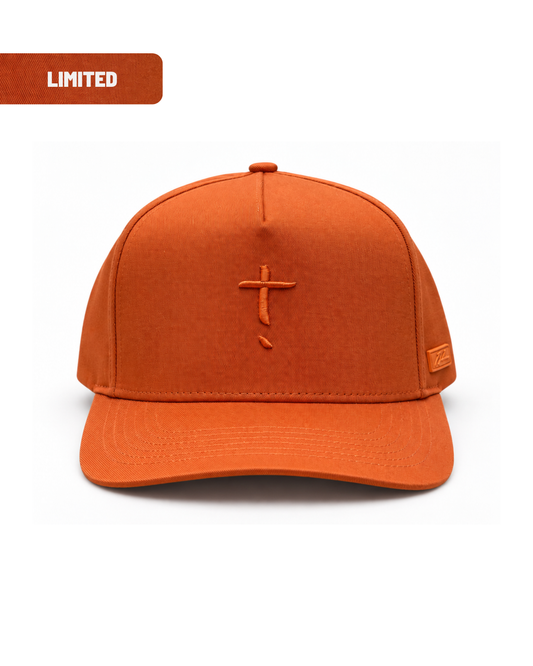 Exclaim Jesus Summit Cap | Orange | Cotton | High Profile