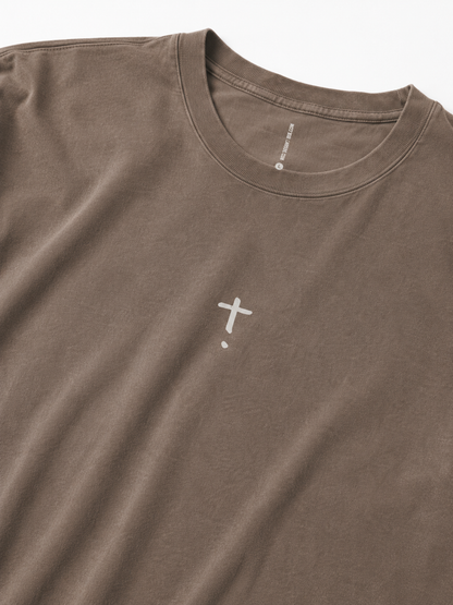Exclaim Jesus Heavyweight Long Sleeve | Washed Cocoa