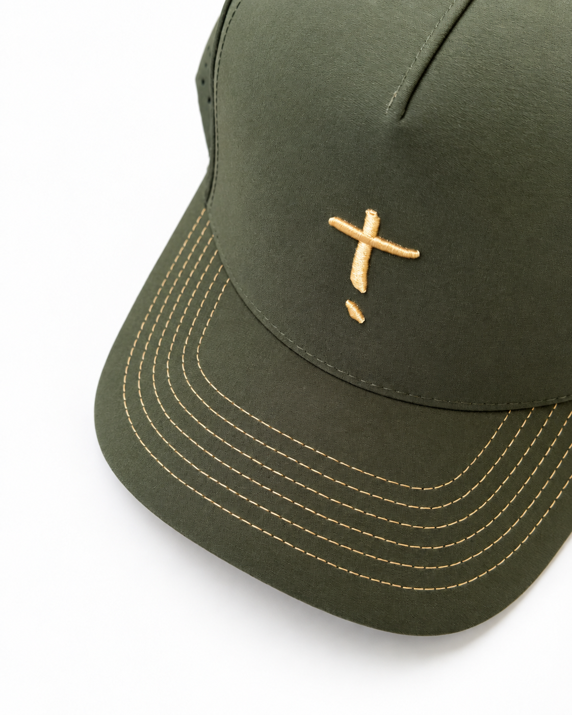 Exclaim Jesus Summit Cap | Olive | High Profile