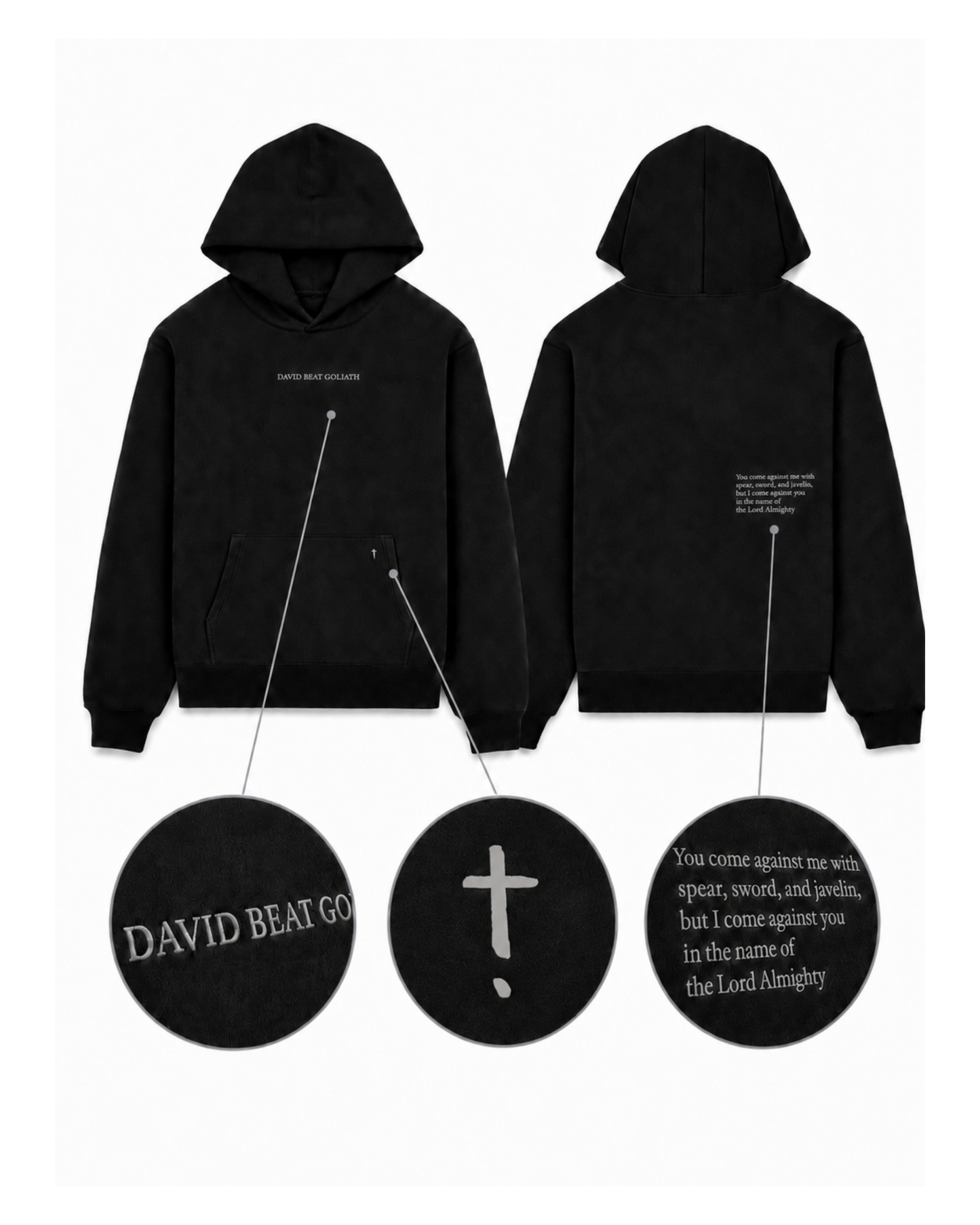 David Beat Goliath Hoodie