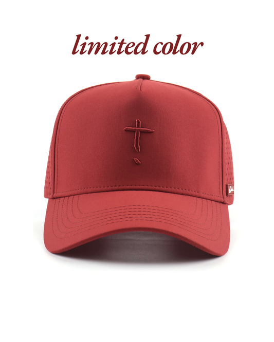 Exclaim Jesus Summit Cap | Maroon | High Profile