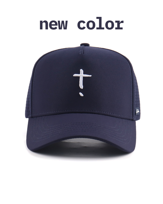 Exclaim Jesus Summit Cap | Original Navy | High Profile