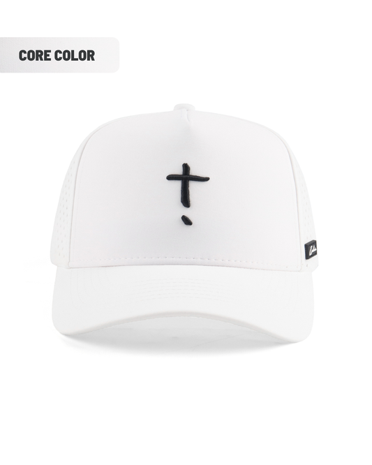 Exclaim Jesus Summit Cap | Original White | High Profile