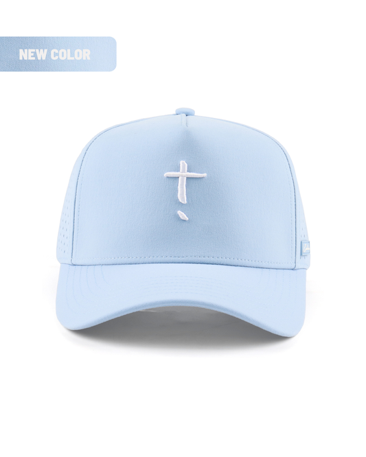 Exclaim Jesus Summit Cap | Sky | High Profile