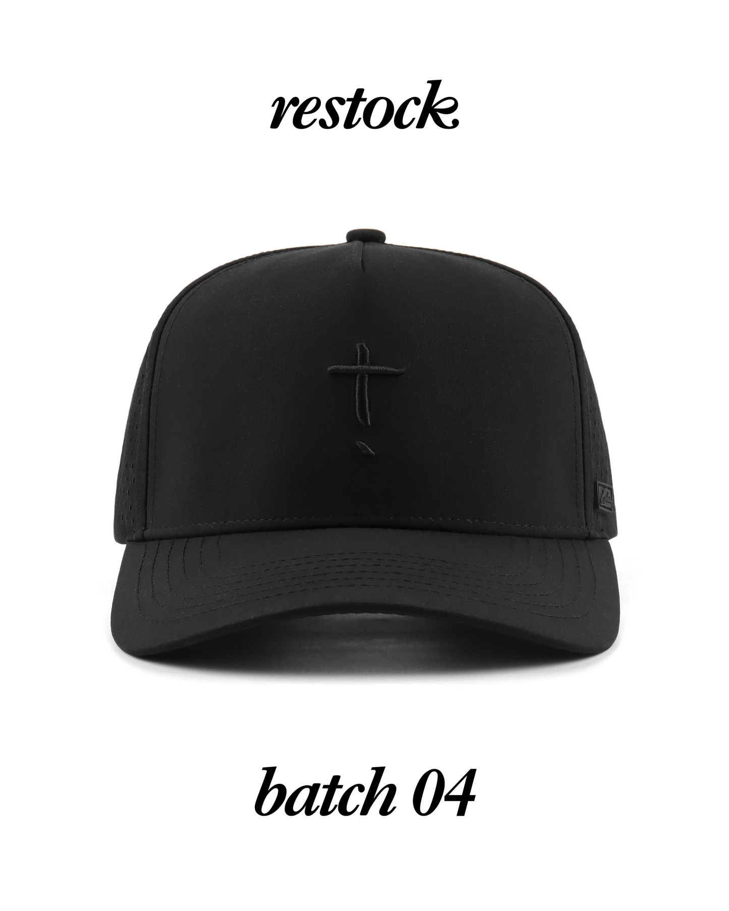 Exclaim Jesus Summit Cap | Black/Black | High Profile