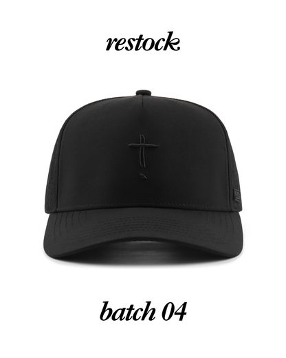 Exclaim Jesus Summit Cap | Black/Black | High Profile