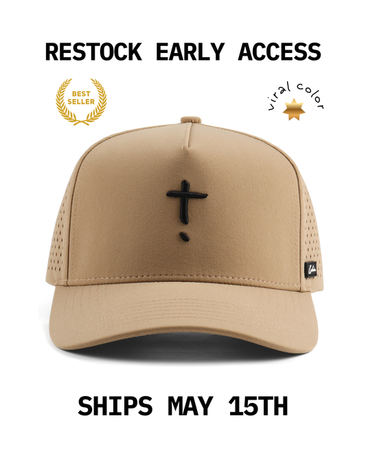Exclaim Jesus Summit Cap | Khaki | High Profile