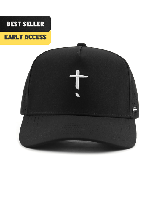 Exclaim Jesus Summit Cap | Original Black | High Profile