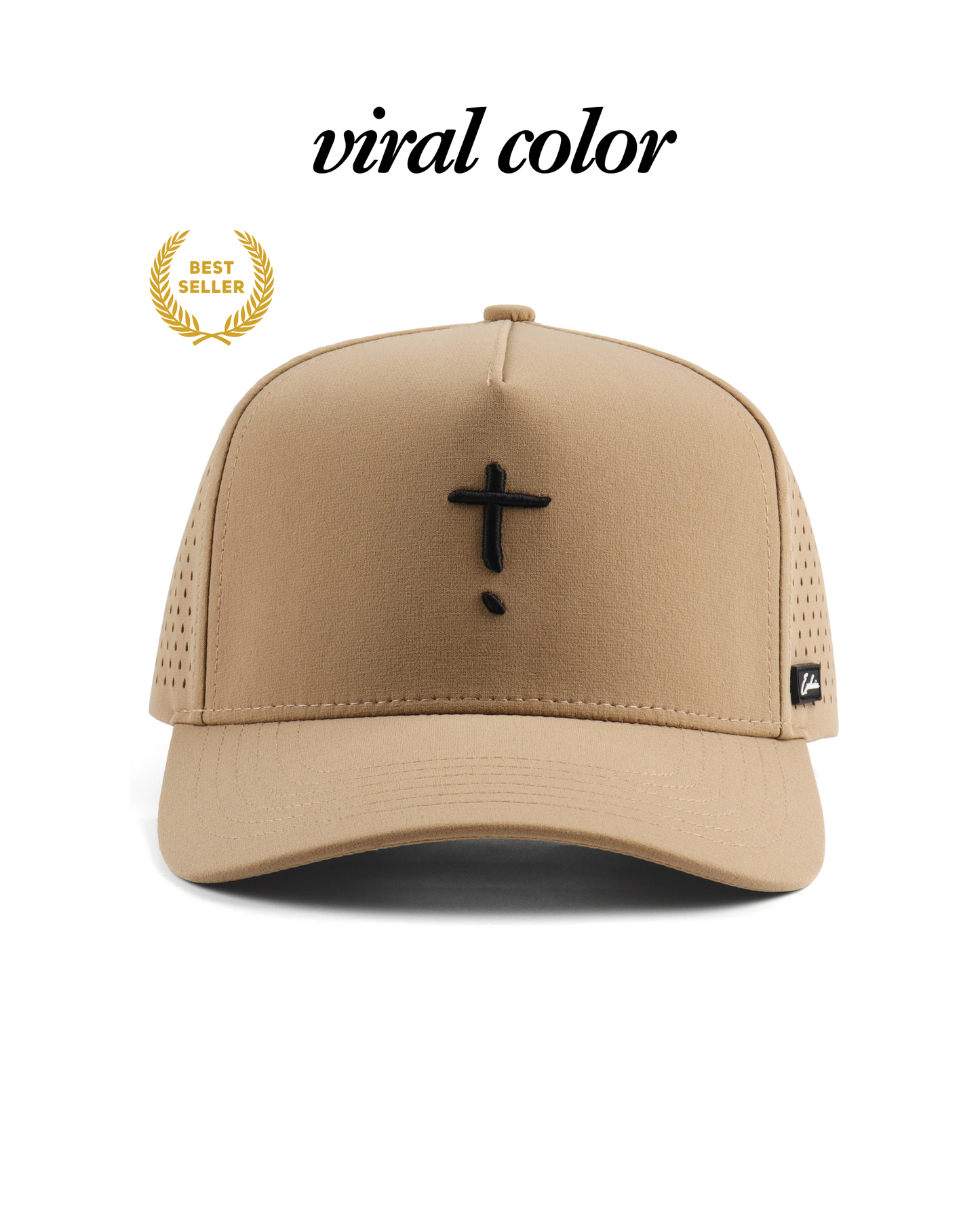 Exclaim Jesus Summit Cap | Khaki | High Profile