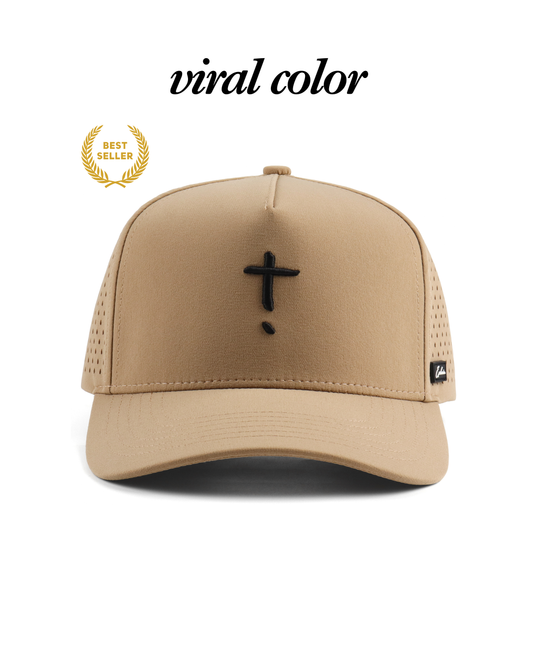 Exclaim Jesus Summit Cap | Khaki | High Profile