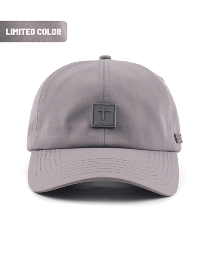 Exclaim Jesus Dad Cap | Monochrome Gray | Low Profile