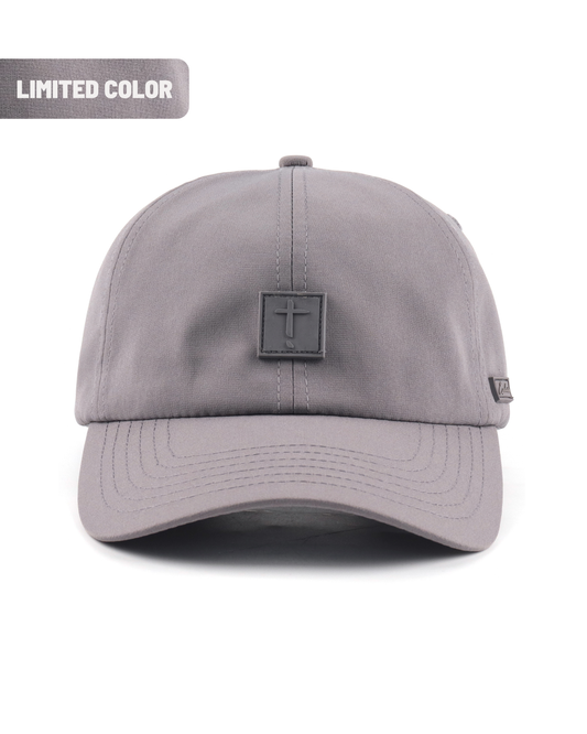 Exclaim Jesus Dad Cap | Monochrome Gray | Low Profile