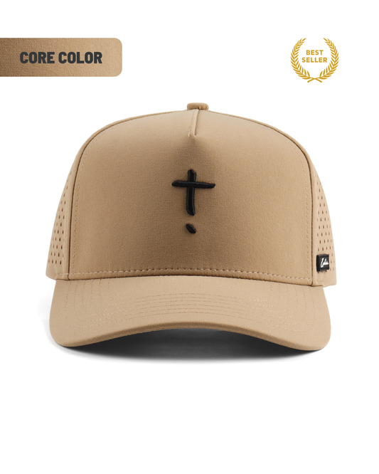 Exclaim Jesus Summit Cap | Khaki | High Profile