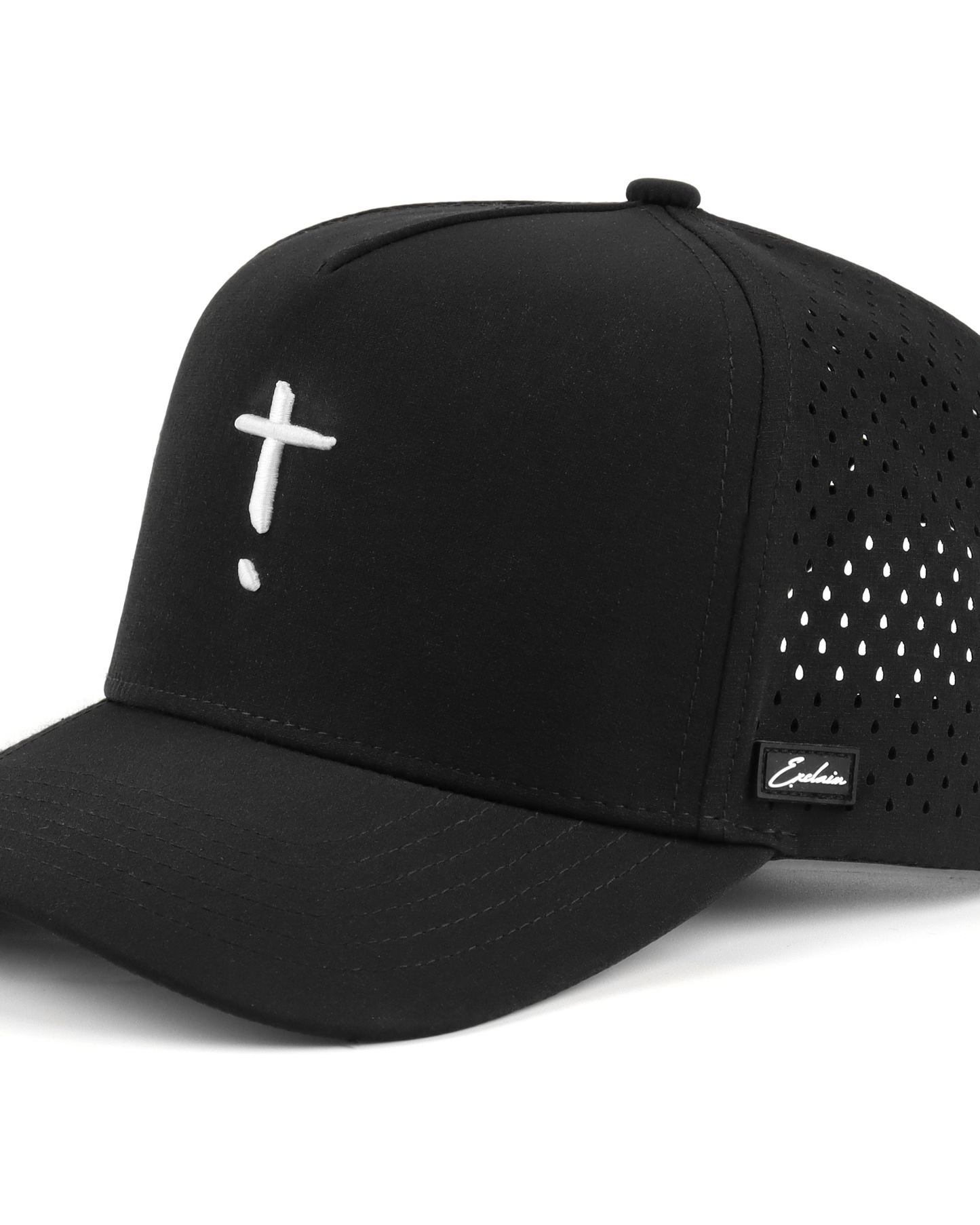Exclaim Jesus Summit Cap | Original Black | High Profile