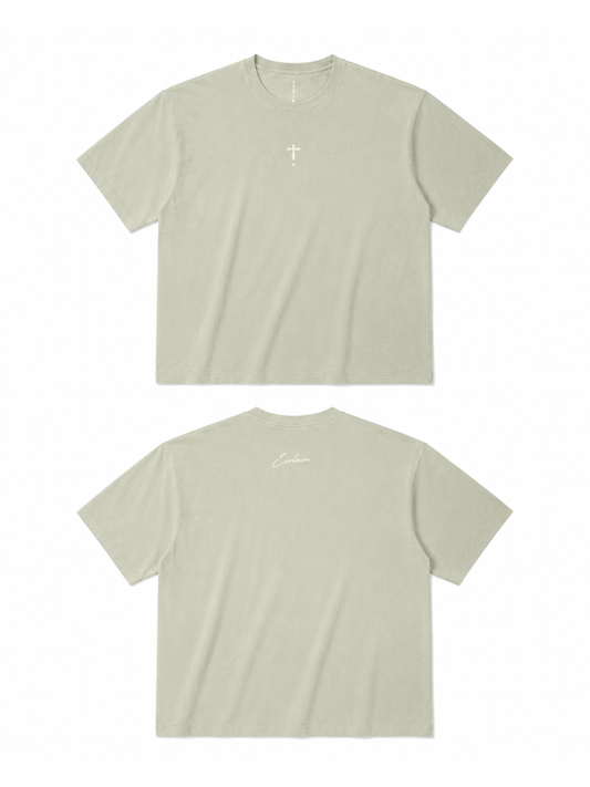 Exclaim Jesus Heavyweight Short Sleeve | Washed Thyme